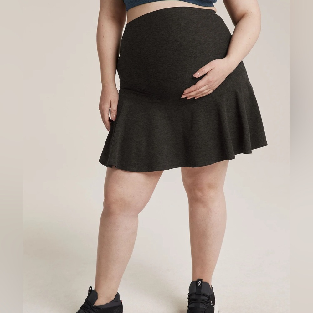 Beyond the Bump Spacedye Maternity Hot Shot Circle Skirt - Darkest Night / S